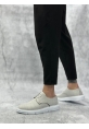 BA0003 Bağcıklı Klasik Spor Keten Beyaz Taban Casual Erkek Ayakkabı