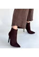 Blan Acı Kahve Süet Topuklu Bot