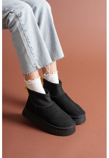 Cuen Siyah Süet Bot