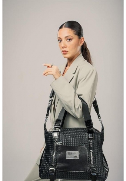 Ebga Siyah Cilt Kol Ve Omuz Çantası