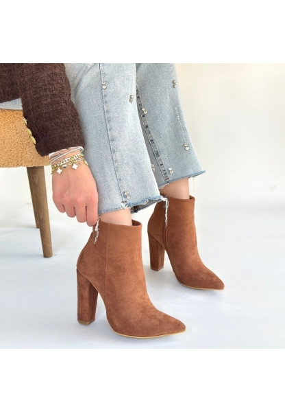 Loora Vizon Süet Topuklu Bot