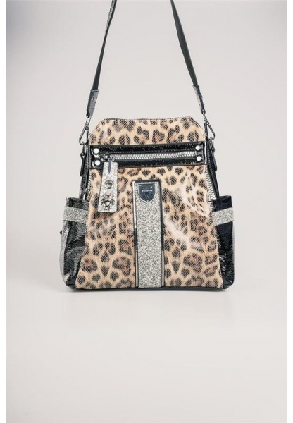 Poge Leopar Cilt Kol Ve Sırt Çantası