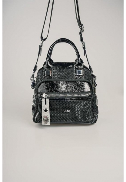 Şaty Siyah Cilt Ve Omuz Çantası