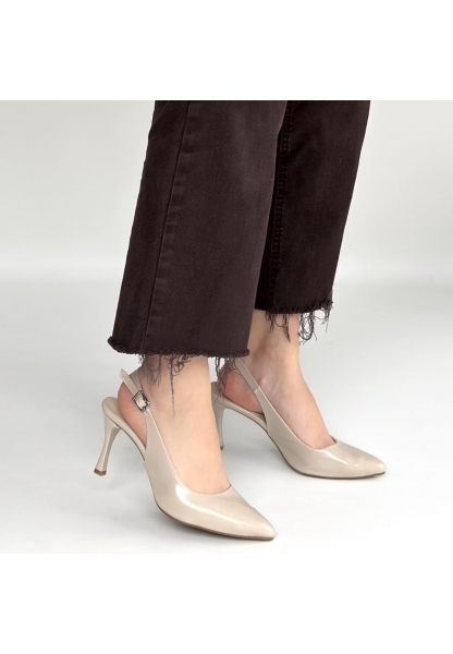 Uster Bej Rugan Topuklu Ayakkabı