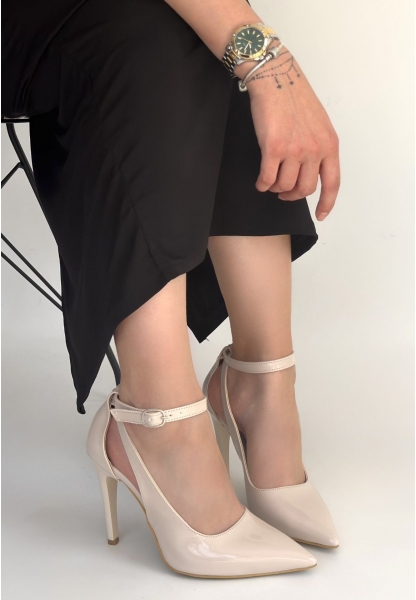 Wenni Bej Rugan Stiletto Ayakkabı