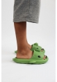  WG500 Köpekbalığı Haki Unisex Tam Ortopedik Terlik Shark Slides