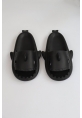  WG500 Köpekbalığı Siyah Unisex Tam Ortopedik Terlik Shark Slides