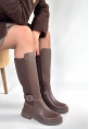 Zinda Kahverengi Cilt Çizme